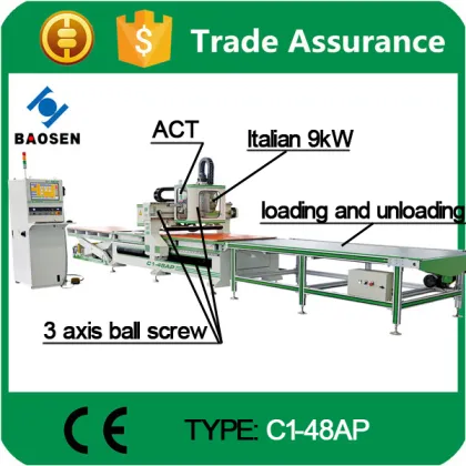 multi-purpose woodworking machinery tools with japanese servo german greer