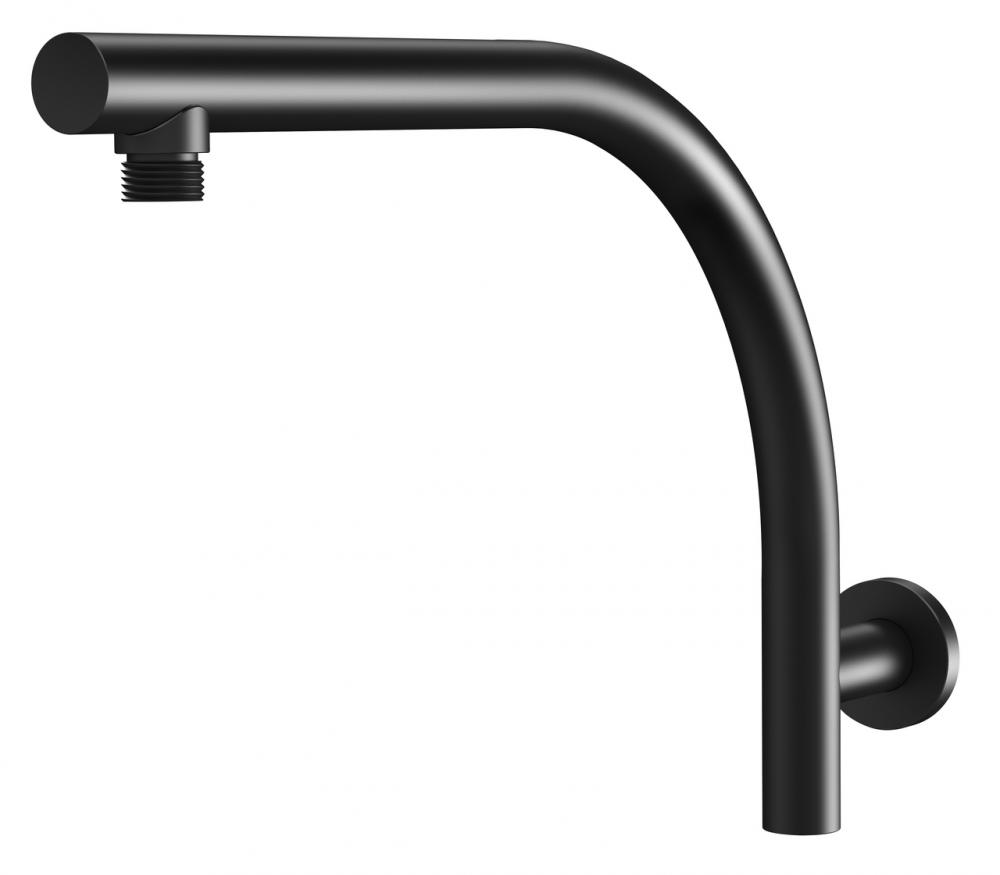 Built-in brass shower arm black