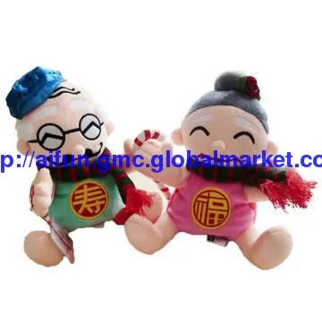 Grandma and grandpa hand puppets toys