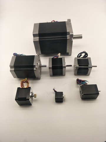 Round 2-Phase Hybrid Stepper Motor