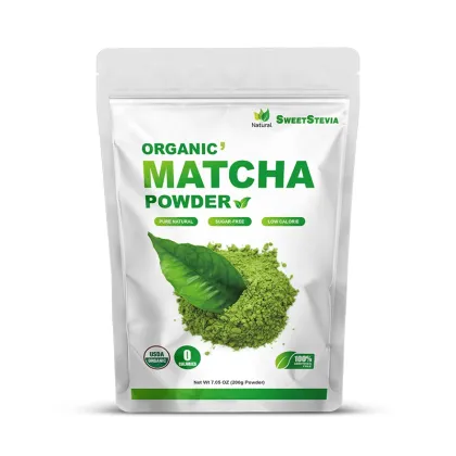 Organic Matcha Powder, Stevia Extract Blend (500~1000 Mesh) - Premium Food Additives