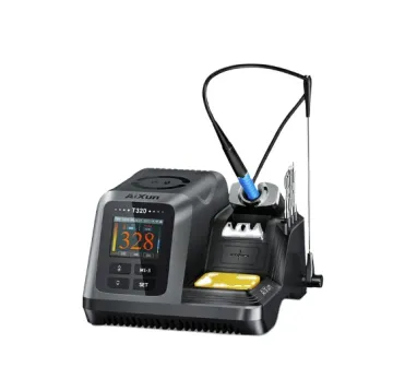 AIXUN T320 200W 2-Socket Soldering Station with Solder Paste, Ideal for Mobile Phone Repair and Welding