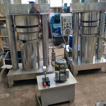 Sesame and Olive Oil Extraction Machinery: Commercial Hydraulic Hot and Cold Oil Press Machine