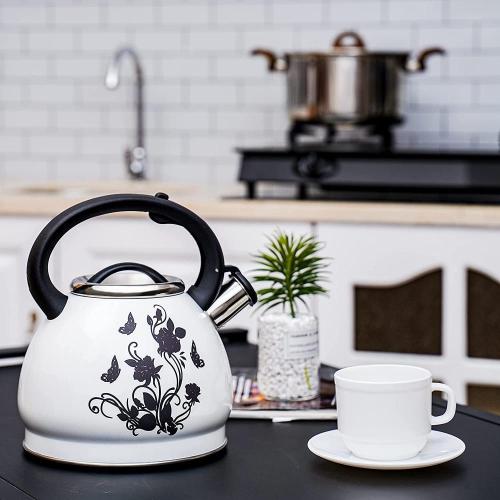 Kettle pattern stainless steel white pattern