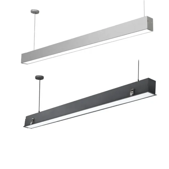 Aluminum Surface Mounted Recessed COB LED Linear Pendant Light (5W-20W) for Office & Workshop