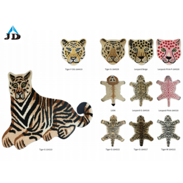 3D Printed Tiger Panda Skin Rug Carpet - Polyester for Kids Room, Living Room, Bedroom