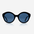 Oval Design Acetate Women's Sunglasses
