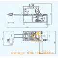 Kotak Pembungkusan Bar Pleat Soap Cellophane Wrapping Machine