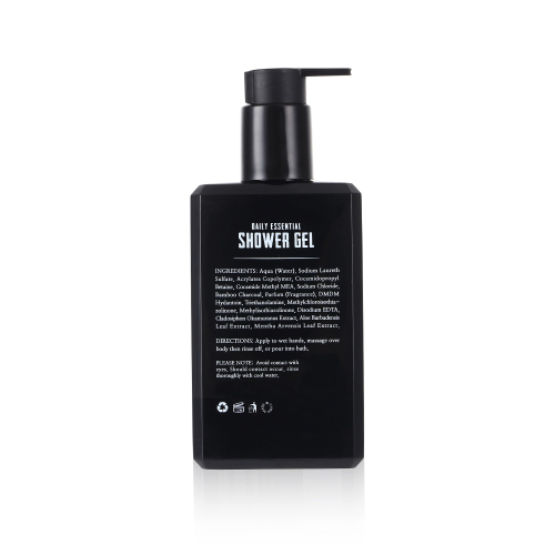 Shower gel body wash cosmetic tube packaging