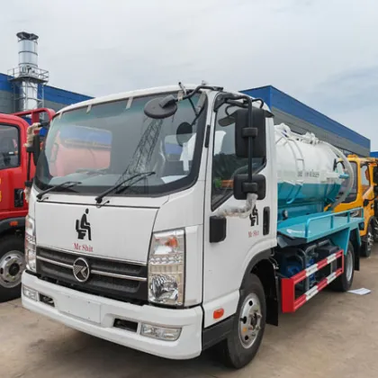 Kama 5000 Liter 5cbm Vacuum Sewage Sewer Cleaning Truck
