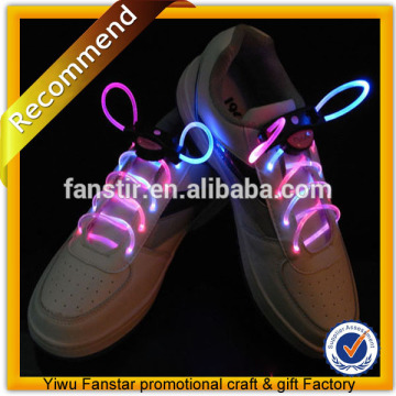 Supply all kinds of led shining shoelace,fiber optic led shoelace