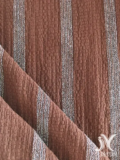 Poly Spandex Crinkled Fabric Knitted