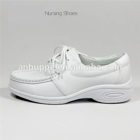 cow split leather white hospital work shoes