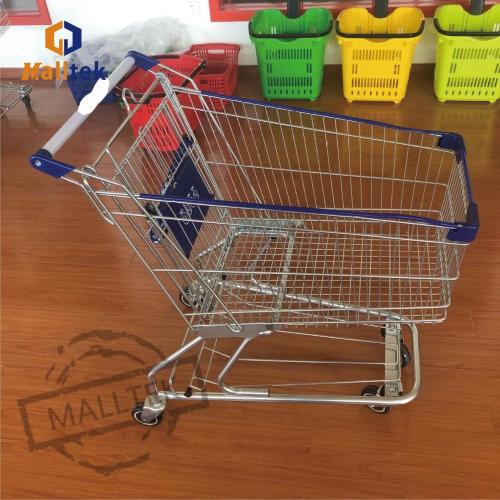 High Quality Galvanized American Metal Shopping Trolley