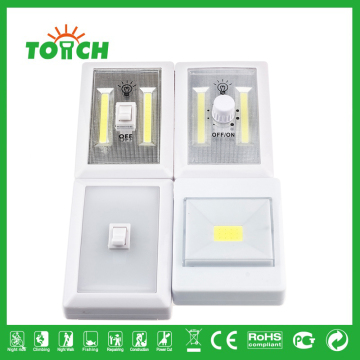 Cordless light switch led dimmable COB night light for wholesale
