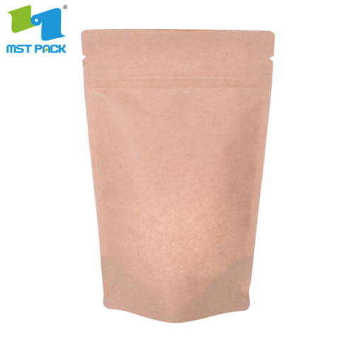 Mat printing Ziplock Top Tea Bag Packaging