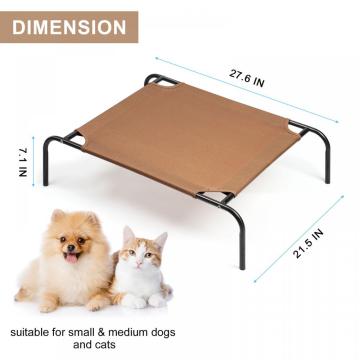 Lit pour animaux de compagnie surélevé portable durable et extérieur