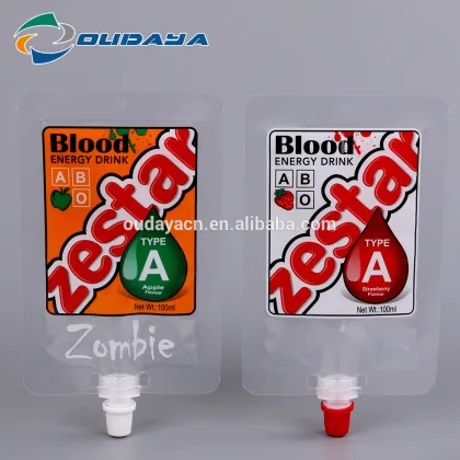 Pouch Juice Packaging Apple Juice Beverage Pouch