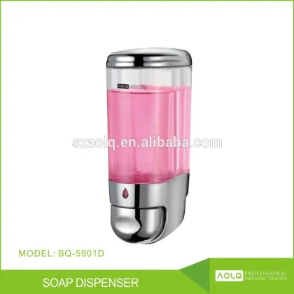Liquid soap dispenser gold color,kitchen soap dispenser scourer