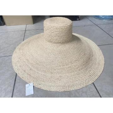 Big Raffia Straw Sun Chap