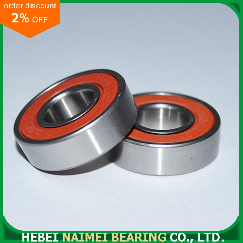 Warna Merah 6002-2RS Ball Bearing