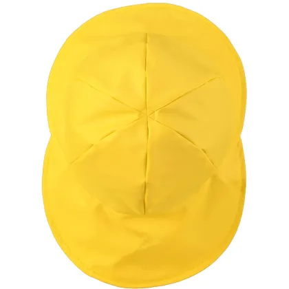 Yellow Waterproof Plastic Rain Hats for Pu Kids Rain Gear Accessories