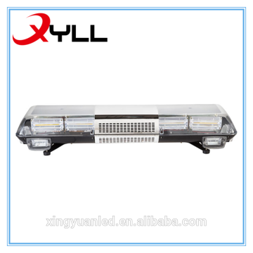 high power 140W brightness COB full size emergency warning light bar;police amber light bar;car roof top light bar