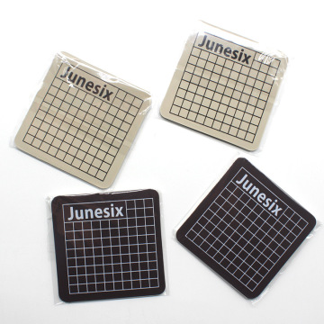 Cute Mini 6x6cm Two-Color Paper Cutting Mats Rubber Stamp Engraving Pad