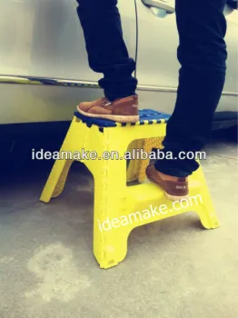 SGS safety approval Foldable Home Furniture,Ez Folding Step Stool with one step