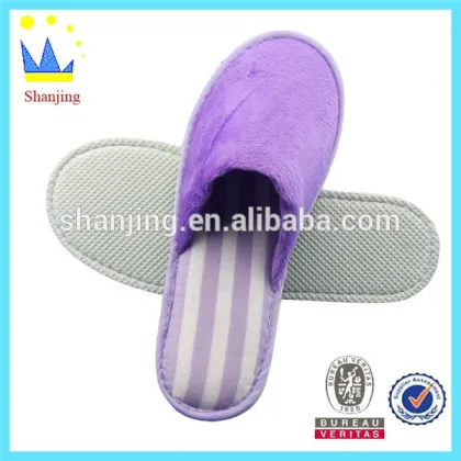 import slipper from China purple disposable floor suit footwear