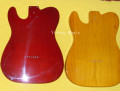 Noord-Amerikaanse Selecteer Flame Maple Top Tele lichaam vervanging