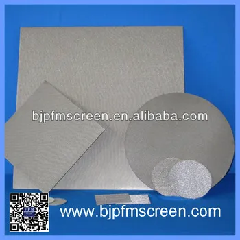 stainless steel sintered filter mesh for machinery industry