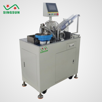 Automatic electronic component sleeve magnetic bead machine