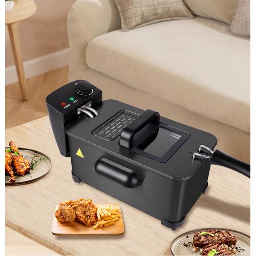 Portable 3L With Window Oil Deep Fryer
