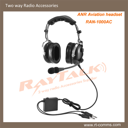 Aviation Headset Anr Headset Active Noise Cancelling Headset