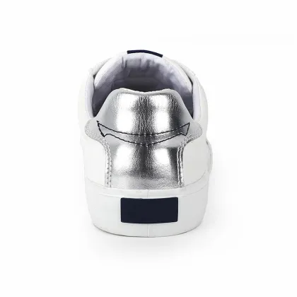 White canvas casual shoes, athleisure