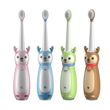 Or-Care Sonic Electric Toothbrush Rechargeable Cartoon Smart Children Waterproof Electric Toothbrush for 3-13 Year Old Kids