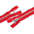 Customizable Metal Platinum Zipper