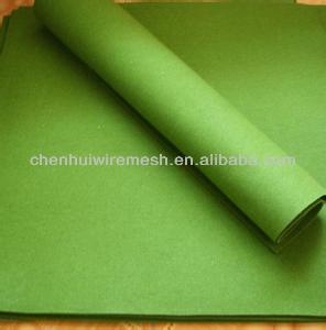 1m width green 100%wool felt