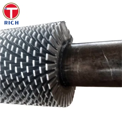Gr. B Welded Helical Serrated Finned Tubes For Boiler