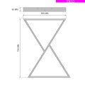 Y Frames Coffee Dining Table Legs Metal