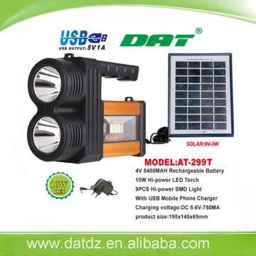 AT-299T High power seaching light ,flashlight with mobile charge