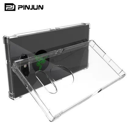 Crystal Clear Air Cushion Shockproof Silicone TPU Case for Razer Phone 2