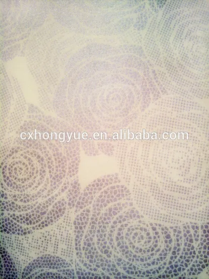 Bling Bling Printed 100% Polyester fabric for bed cover /Pearl powder printed hometextile fabric to Peru