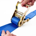 2 Inch Blue Cargo Belt Strap With Etrack