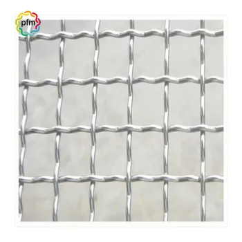 Wholesale Galvanized Square Woven Wire Mesh & Stainless Steel Crimped Wire Mesh
