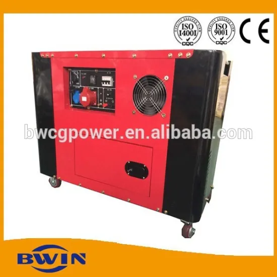 10kva diesel generator electric start air cooled with 2 cylinder engine