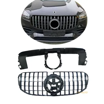 GLS X167 Grille ABS GT Vertical Front Bumper Grill for Mercedes Benz GLS Class 2020-2022
