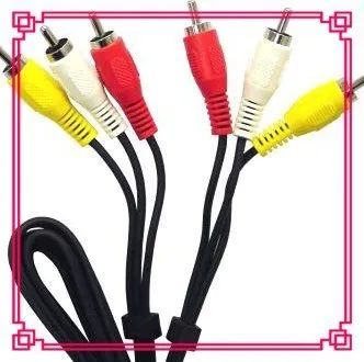 3rca to 3rca rca Cable Shielded Car Stereo RCA Interconnect Audio Cable
