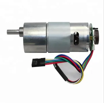 24V Planetary DC Gear Motor with Encoder GM37-555PM